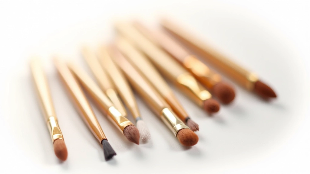 Winsor & Newton professional brush sets arranged by size on a neutral background